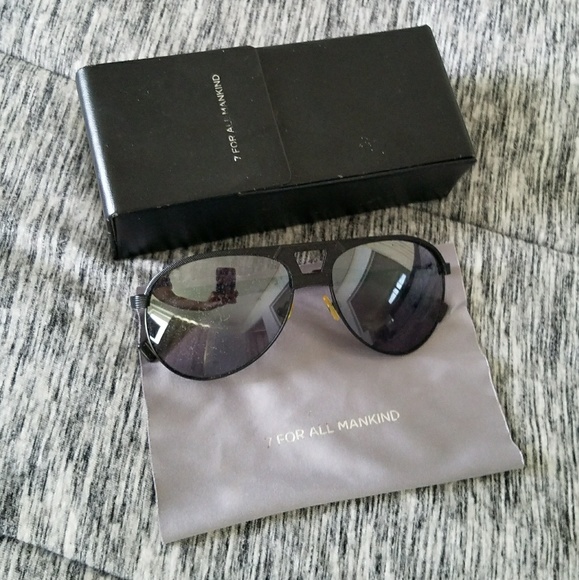 7 For All Mankind  Aviator Sunglasses - Picture 1 of 3